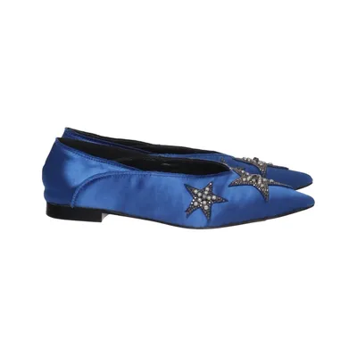 Ballerines (Bleu) de Lola Cruz Cuir