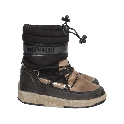 Laced boots (Black, Gold) from Moon Boot