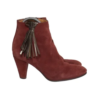 Bottes à talons (Rouge) de Mademoiselle R Cuir