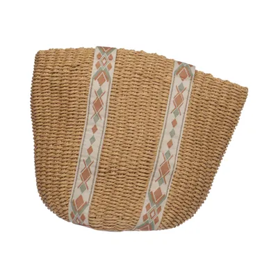 Strandtas (Beige, Meerkleurig) van Natura Katoen