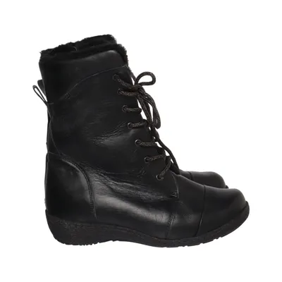 Bottes à lacets (Noir) de Klaveness Cuir