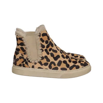 Ankle boots (Beige, Black) from Mou