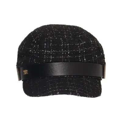 Skepparmössa (Svart, Vit) från River Island Bomull, Polyester, Viskos
