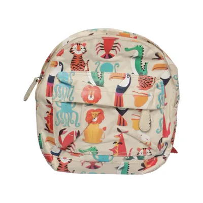Backpack (Beige, Multicolored) from Rex London