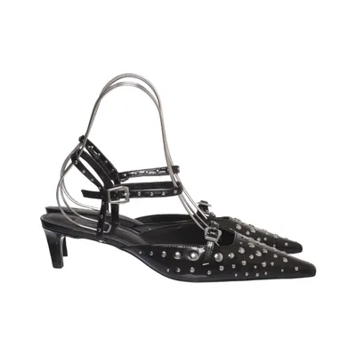 Sandales à talons hauts (Noir, Argent) de H&M