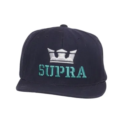 Casquette de baseball (Bleu) de Supra Acrylique, Laine