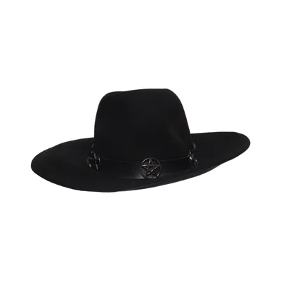 Felt hat (Black) from Killstar Wool