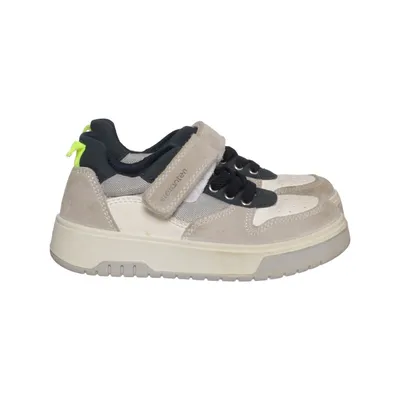 Gymnastic shoes (Gray, Blue, White) from Elefanten Leather