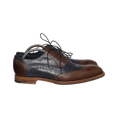Richelieus (Bleu, Marron) de Barker Cuir