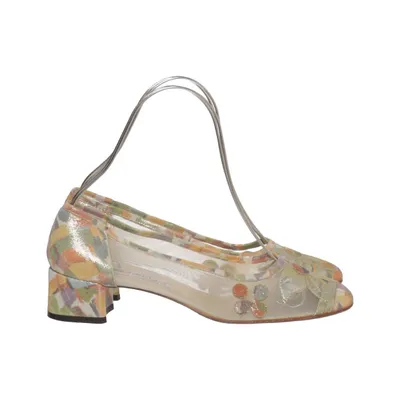 Pumps (Gold, Multicolored) from Brunella Leather