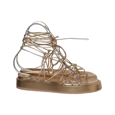 Sandalen (Goud) van Gianvito Rossi Leer