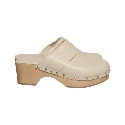 Sabots (Beige) de Aeyde Cuir