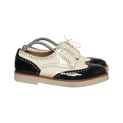 Brogues (Black, White) from Fratelli Rossetti Leather