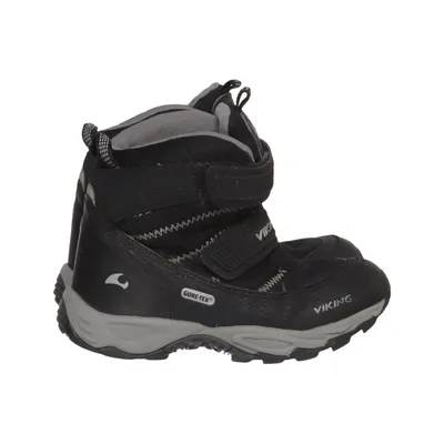 Hiking boots (Black, Gray) from Viking Polyester, Wool
