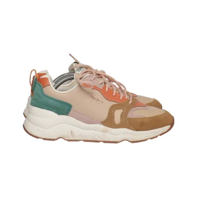 Sneakers (Beige, Multicolored) from Pepe Jeans Leather