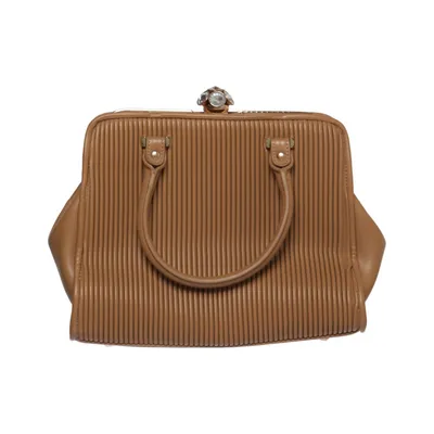 Handbag (Beige) from Angelo Polyester, Polyurethane