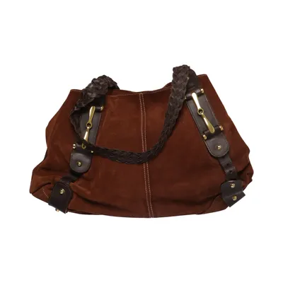 Handväska (Brun) Mocka, Skinn
