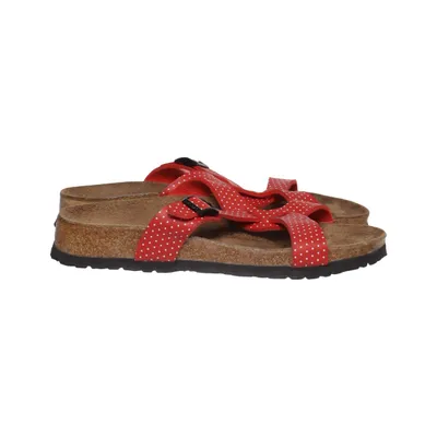Hjemmeskor (Rød, Hvid) fra Birkenstock Læder