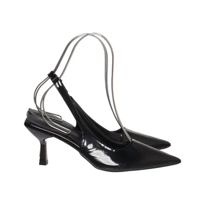 High heel sandals (Black) Polyurethane