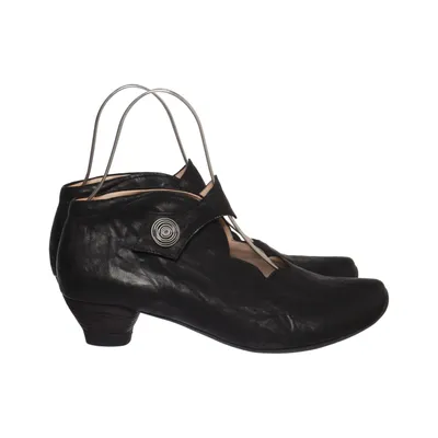 Bottes à talons (Noir) de Think! Cuir