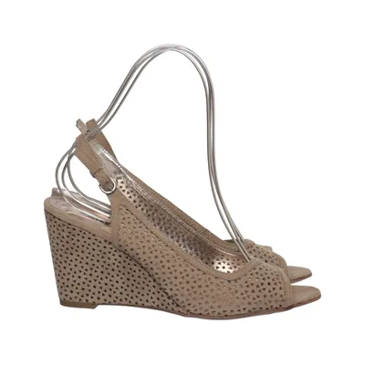 Wedges (Beige) from Graceland Leather