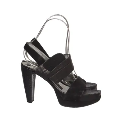 High heel sandals (Black) from Free Lance Leather