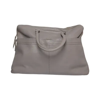 Sac à main (Gris) de Kiomi Coton, Cuir