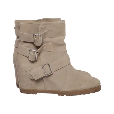 Ankelstøvler (Beige) fra Kurt Geiger Læder