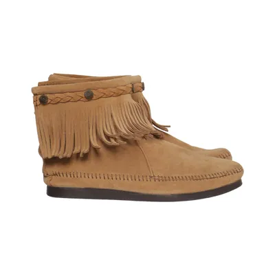 Bottines (Beige) de Minnetonka Cuir