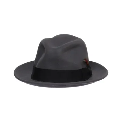 Fedora hoed (Grijs) van Jaxon & James Wol