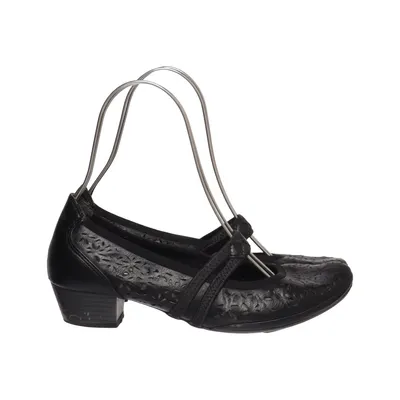 Ballerina's (Zwart) van Caprice Leer