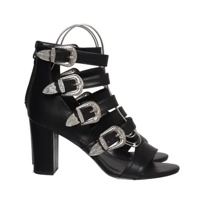 Gladiator sandals (Black) from La Bottine Souriante Leather