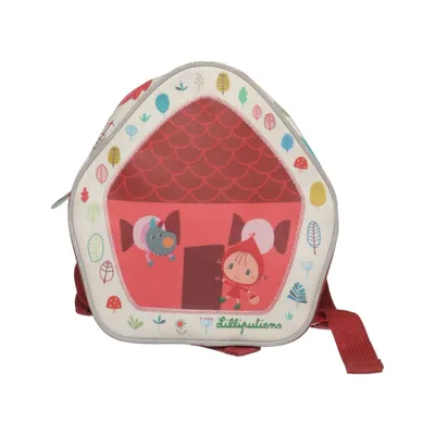 Backpack (Red, Multicolored) from Lilliputiens