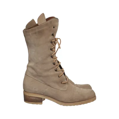 Laced boots (Beige) from Silpa