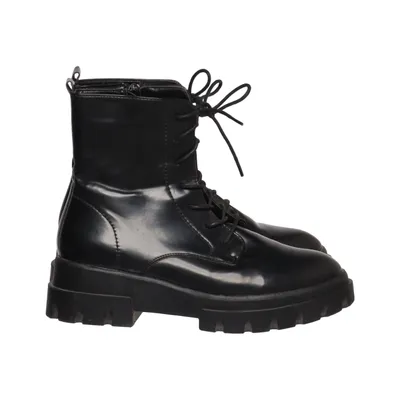 Laced boots (Black) from Krush Leather