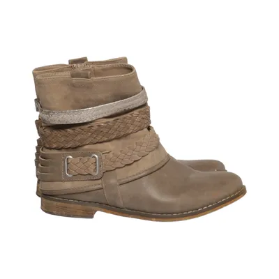 Enkellaarzen (Beige) van Bullboxer