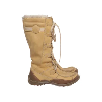 Bottes (Beige, Marron) de Cat Cuir