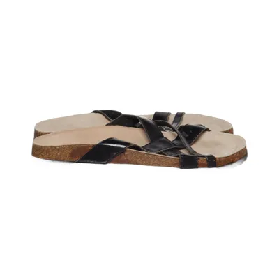 Slip-ins (Zwart) van Natural Comfort Leer
