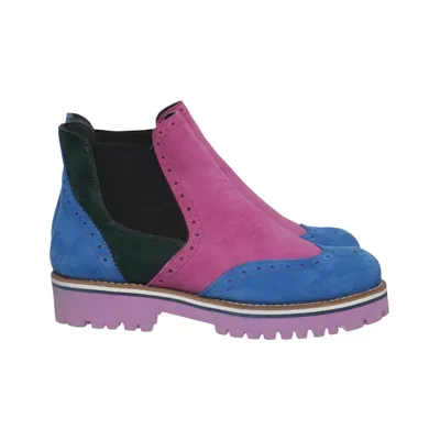 Chelsea boots (Blue, Purple, Multicolored) from Best Quality