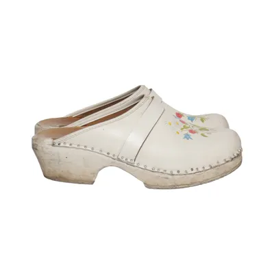 Sabots (Blanc, Multicolore) de Troentorp Cuir