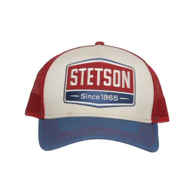 Truckerkeps (Röd, Blå, Vit) från Stetson