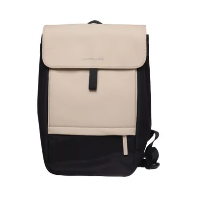 Sac à dos (Fyn "Cream Black") de Kapten & Son Polyuréthane, Polyester recyclé