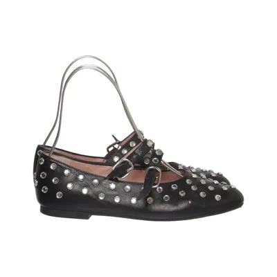Ballerines (Noir) de Pretty Ballerinas Cuir