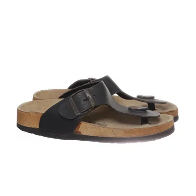 Tongs (Noir) de Birkenstock Cuir