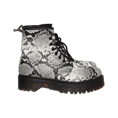 Bottes à lacets (Noir, Blanc, Gris) de Super Me