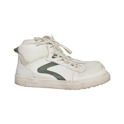 Laced boots (White, Green) from Cafe Moda Leather