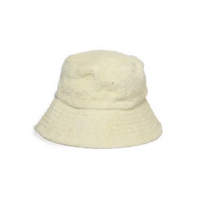 Buckethatt (Gul) från Mango Bomull, Linne, Polyester