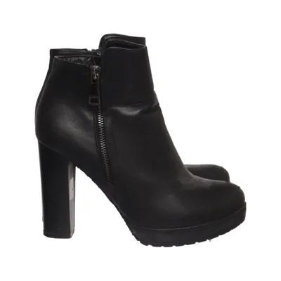 Bottes à talons (Noir) de Kayla Cuir