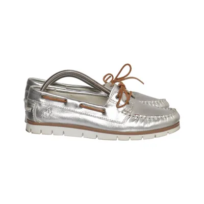 Chaussures de bateau (Argent, Marron) de Sommerkind Cuir