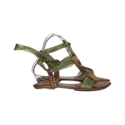 Sandales (Vert, Marron, Multicolore) de Rudi & Harald Nielsen Cuir